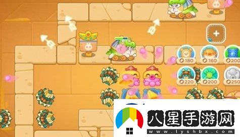 保衛(wèi)蘿卜4法老歸來38金蘿卜道具全清過關(guān)技巧