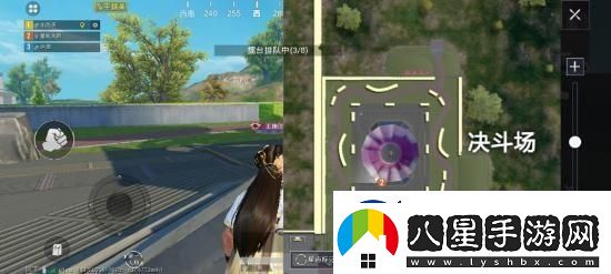 和平精英訓練島怎么決斗