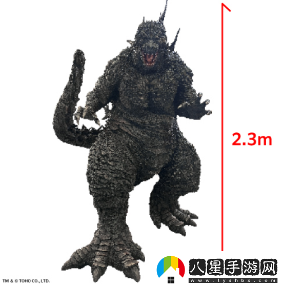 哥斯拉70歲生日！最新公布2.3米巨大雕像