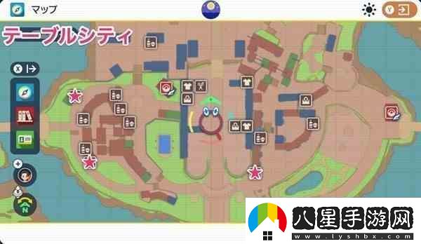 寶可夢朱紫收集相關道具位置標注