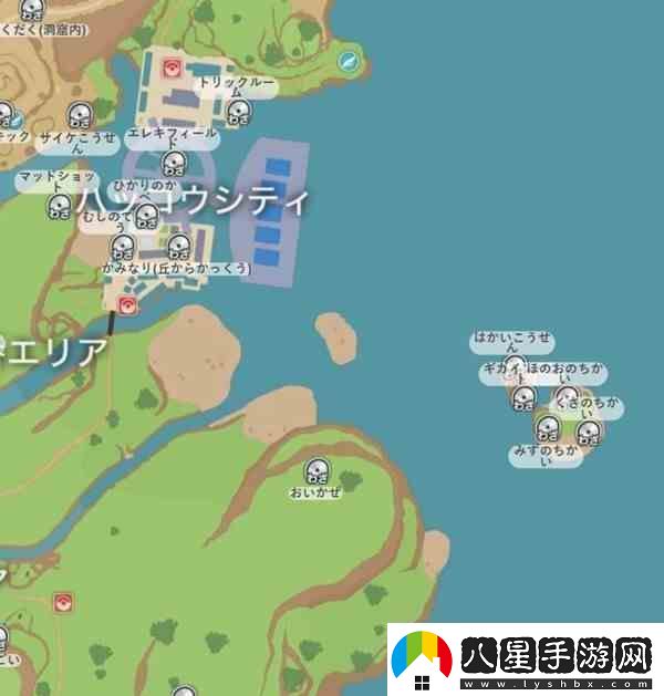 寶可夢朱紫收集相關道具位置標注