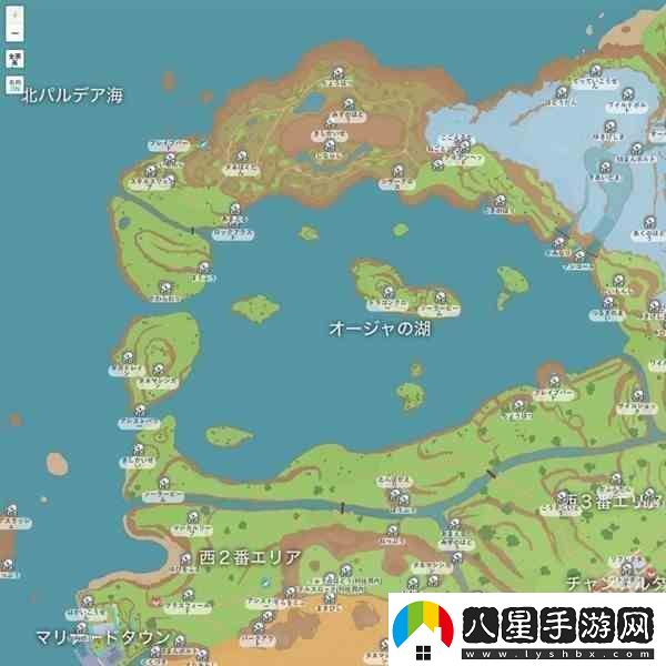 寶可夢朱紫收集相關道具位置標注