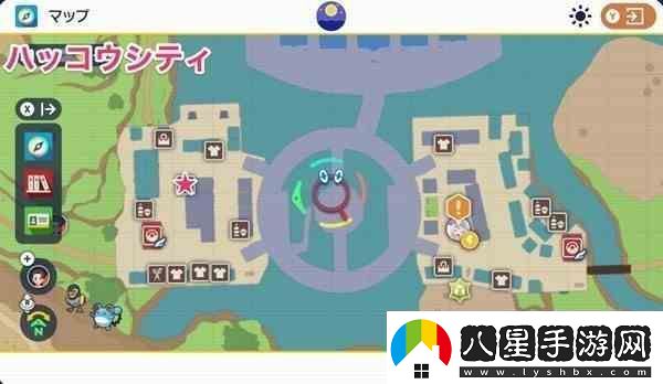 寶可夢朱紫收集相關道具位置標注