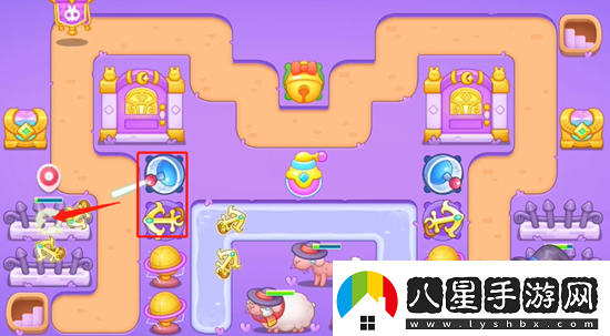 保衛(wèi)蘿卜4阿波與魔法寶藏第四關攻略